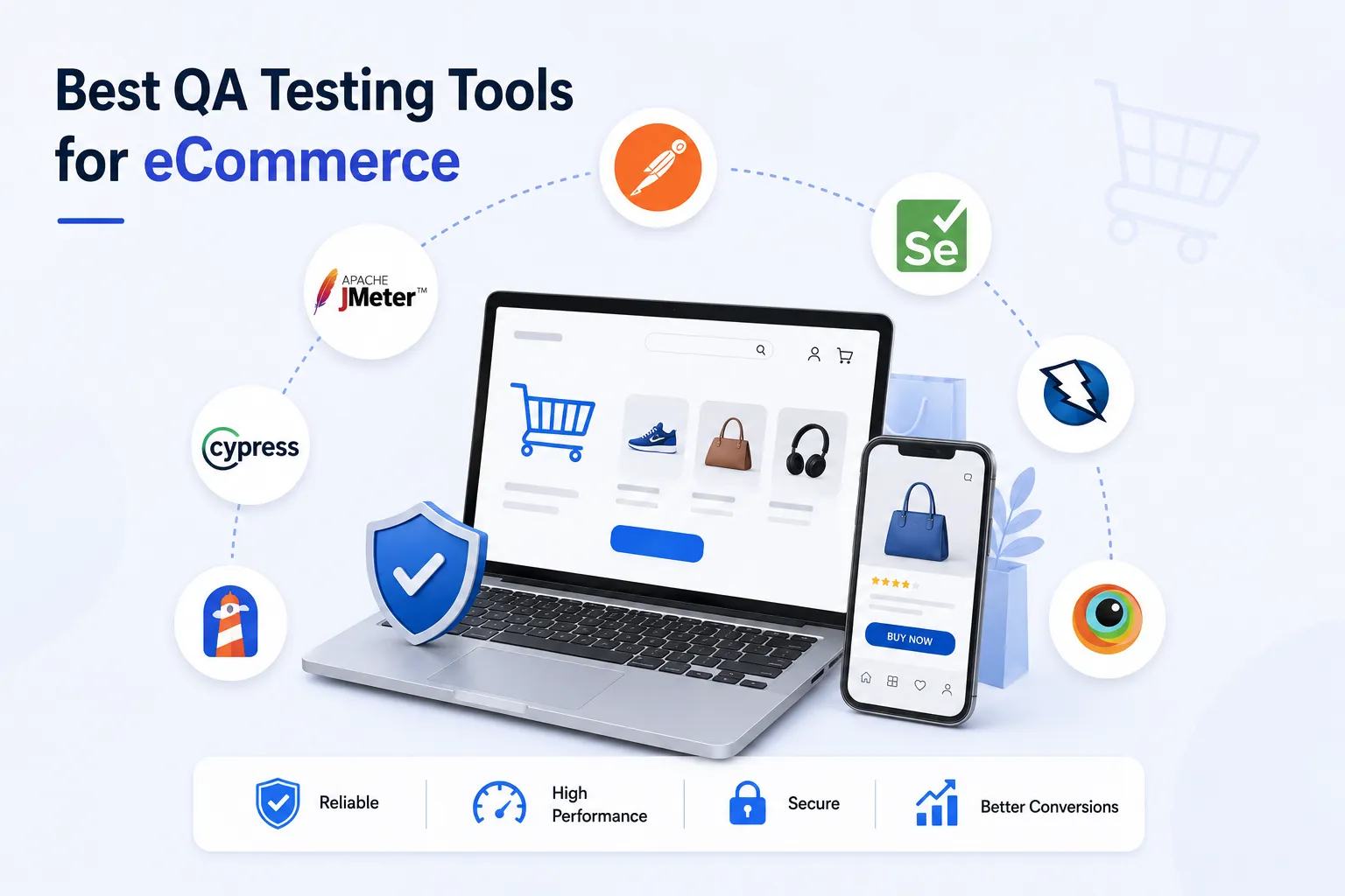 For most modern eCommerce websites, Playwright is one of the best choices for end-to-end (E2E) and regression testing
