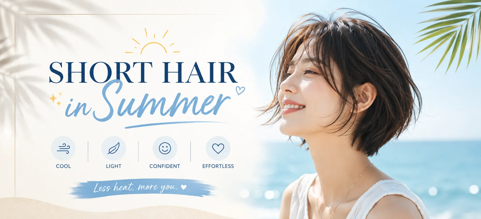 Short hair in Summer