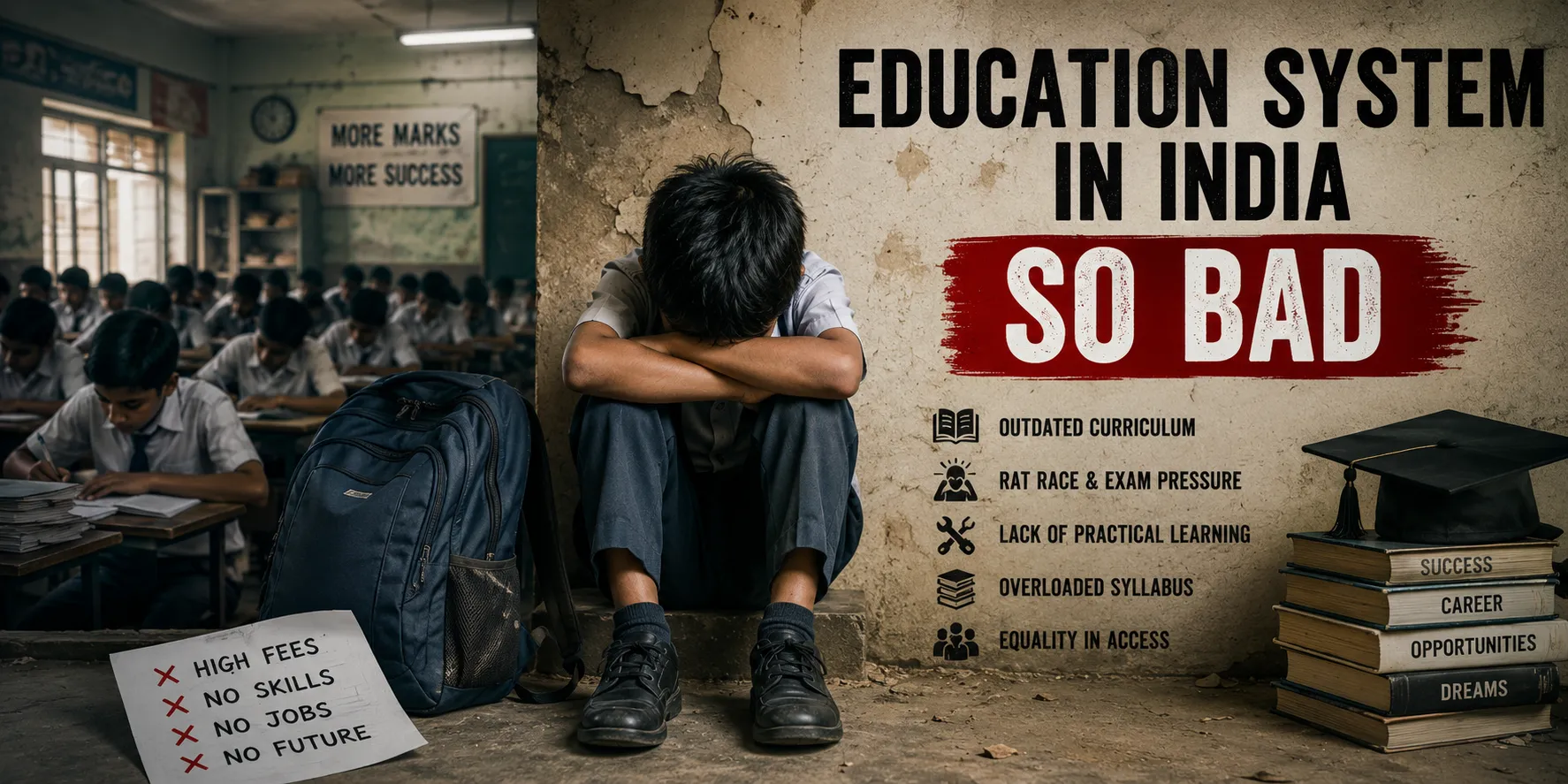 education system in India so bad