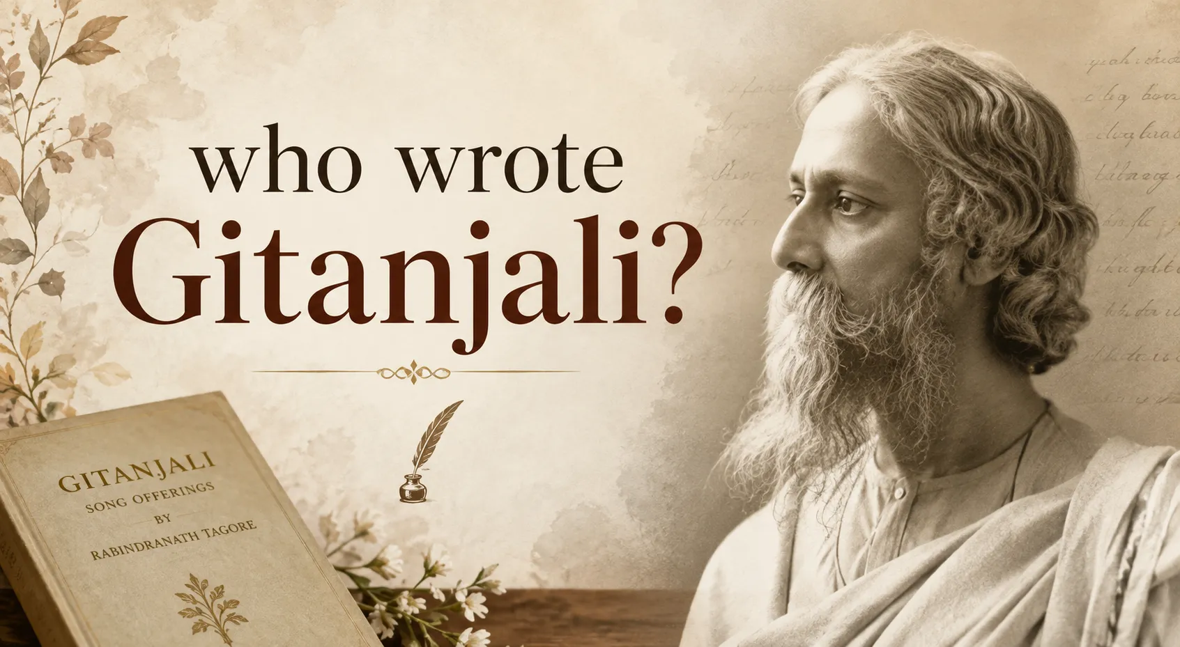 who wrote Gitanjali?