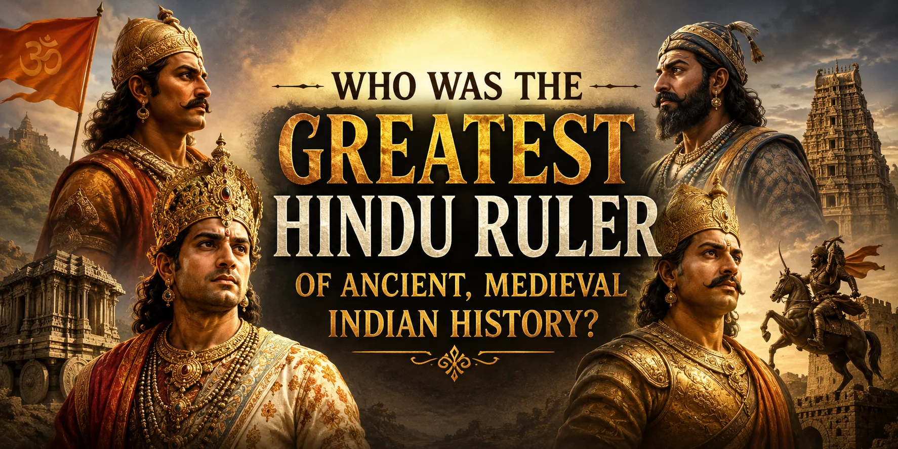 Who was the greatest Hindu ruler of ancient, medieval Indian history?
