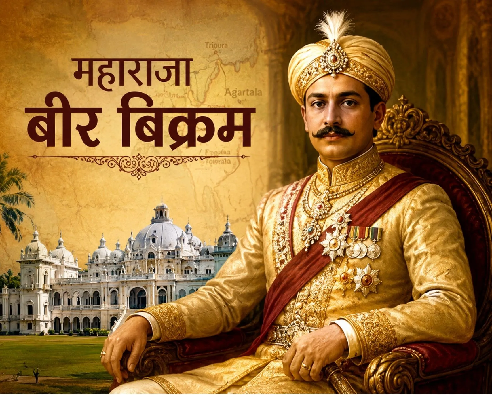 महाराजा बीर बिक्रम किशोर माणिक्य बहादुर त्रिपुरा के अंतिम स्वतंत्र शासक और आधुनिक त्रिपुरा के प्रमुख निर्माताओं में से एक माने जाते हैं। उनका जन्म 19 अगस्त 1908 को हुआ था