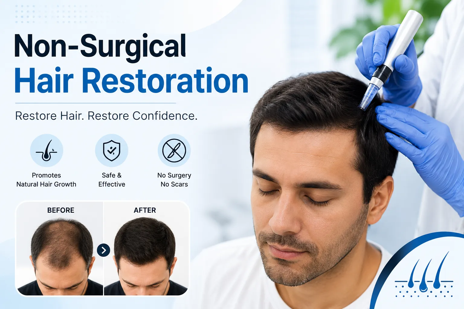 Non-Surgical Hair Restoration
