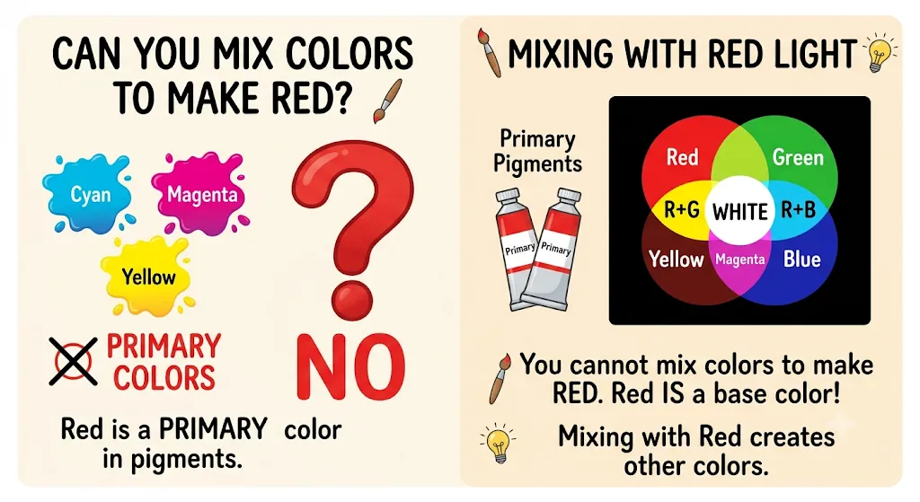 What Color makes Red