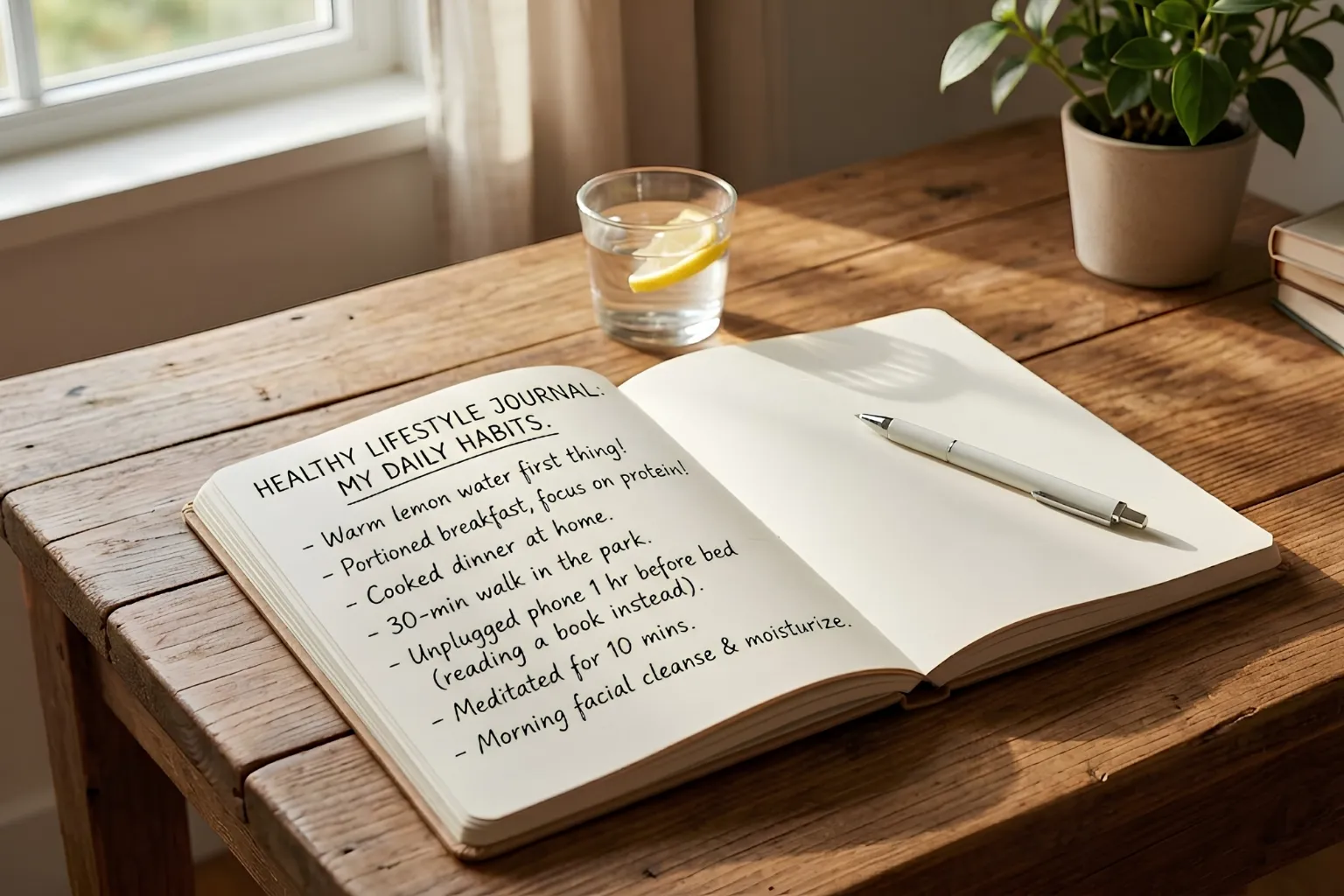 My Checklist for an Healthy Lifestyle
