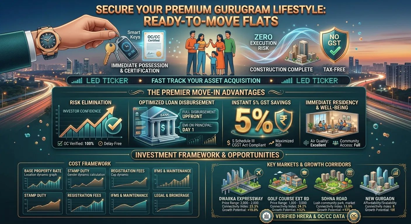 The Ultimate Guide to Buying Ready-to-Move Flats in Gurgaon- Letsdiskuss