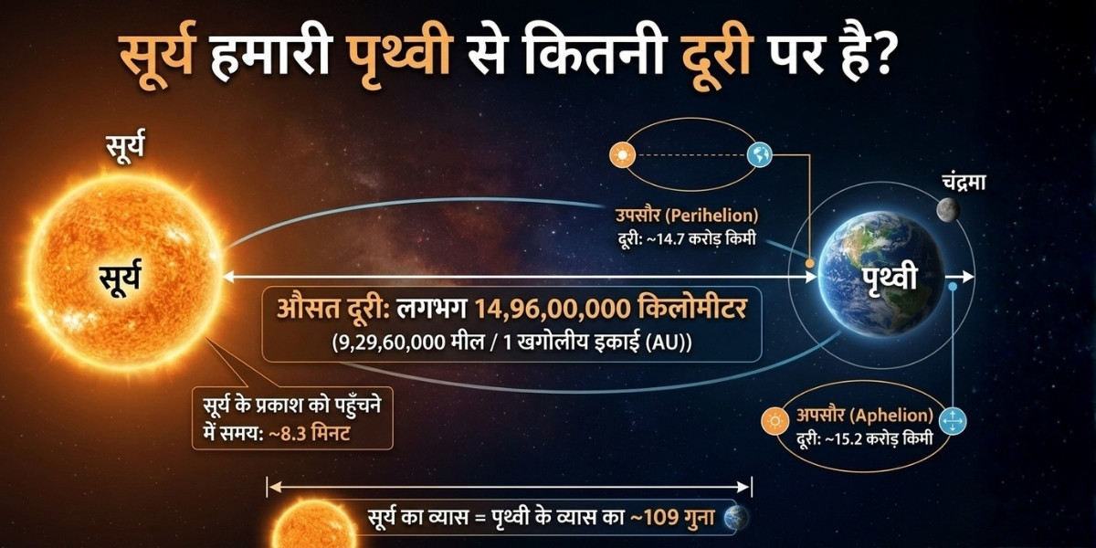 distance between earth and sun