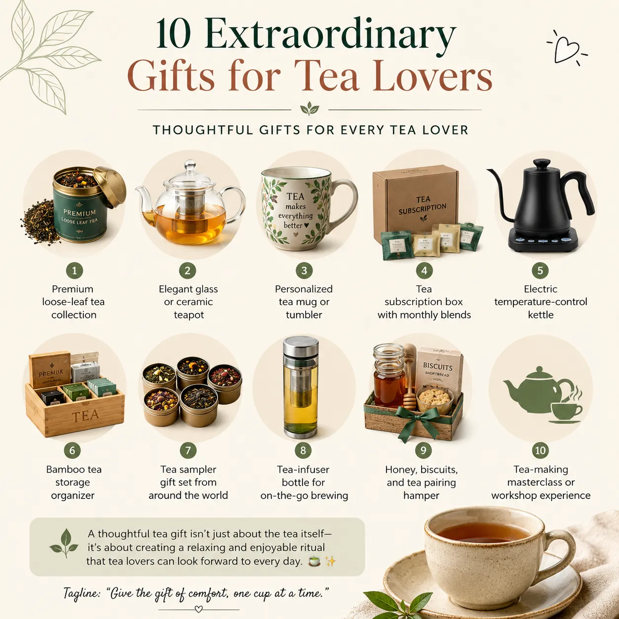 Gifts for tea lovers