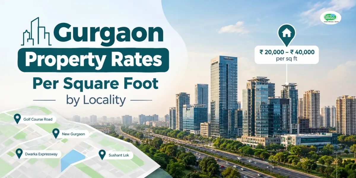 Gurgaon Property Rates per square foot