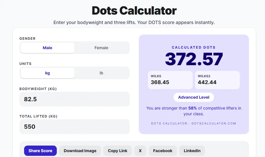 Dots Calculator
